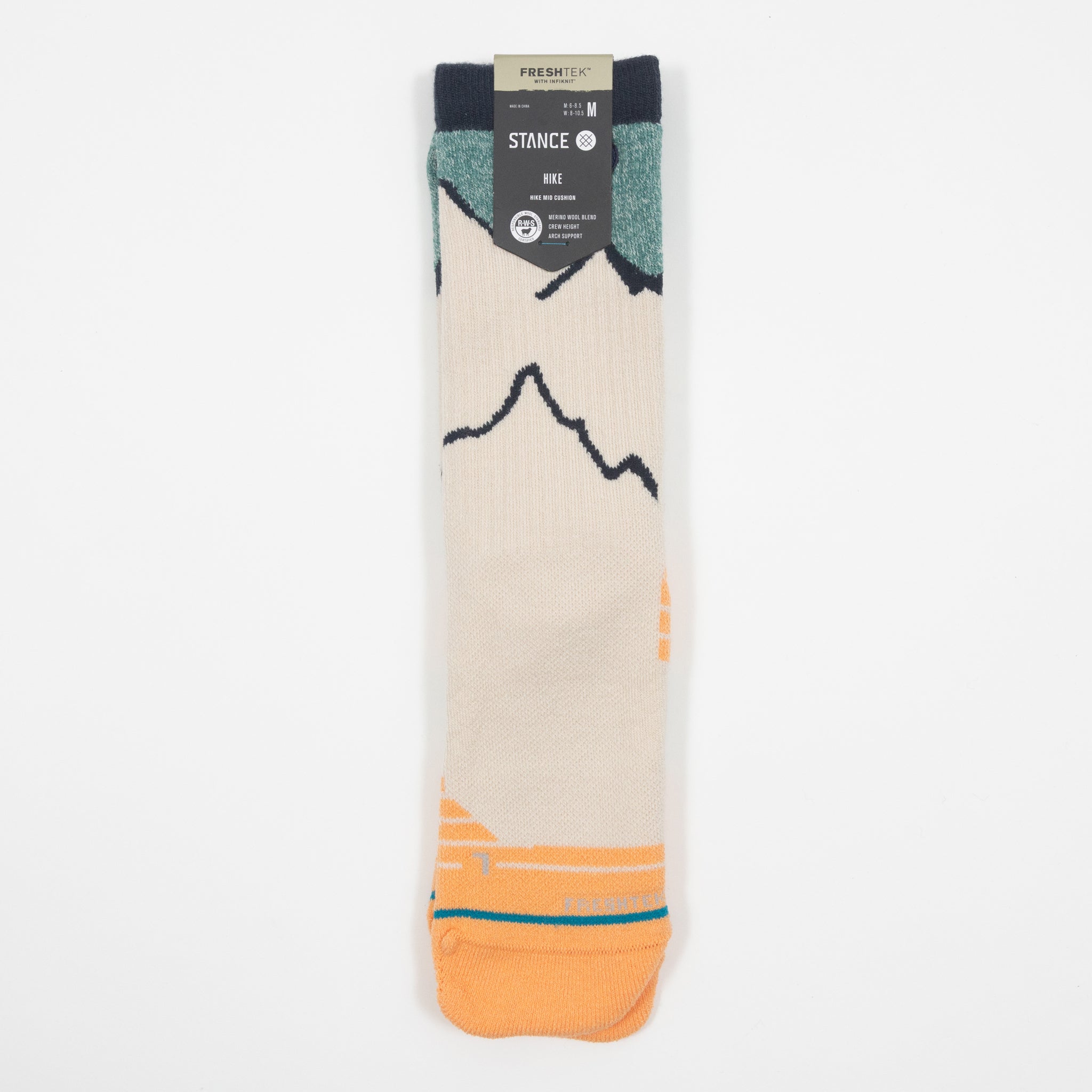 STANCE Peaking Hike Socks in TAN
