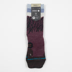STANCE Ridge Light Wool Crew Socks in WINE