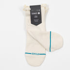Womens STANCE Ruffle Icon Quarter Socks in IVORY