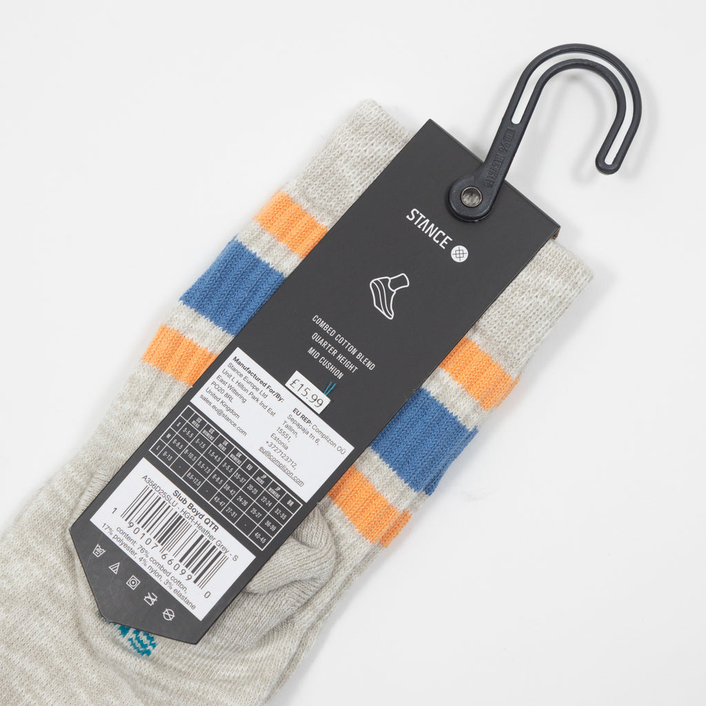 STANCE Slub Boyd Quarter in HEATHER GREY