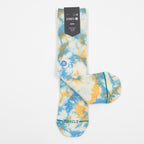 STANCE Spotty Dye Crew Socks in MANGO
