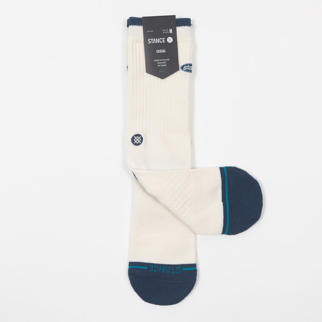 STANCE Blurred Crew Socks in OFF WHITE