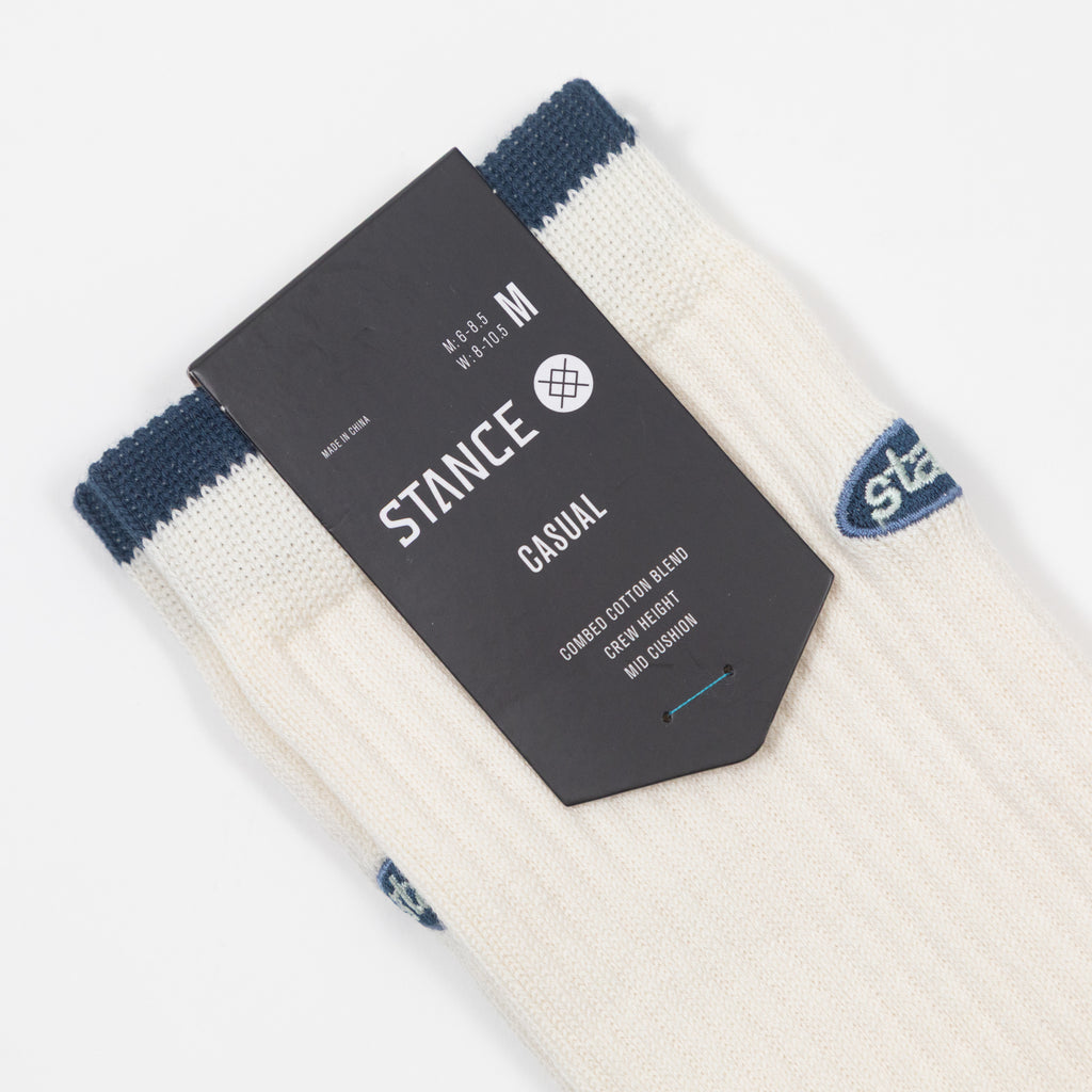 STANCE Blurred Crew Socks in OFF WHITE