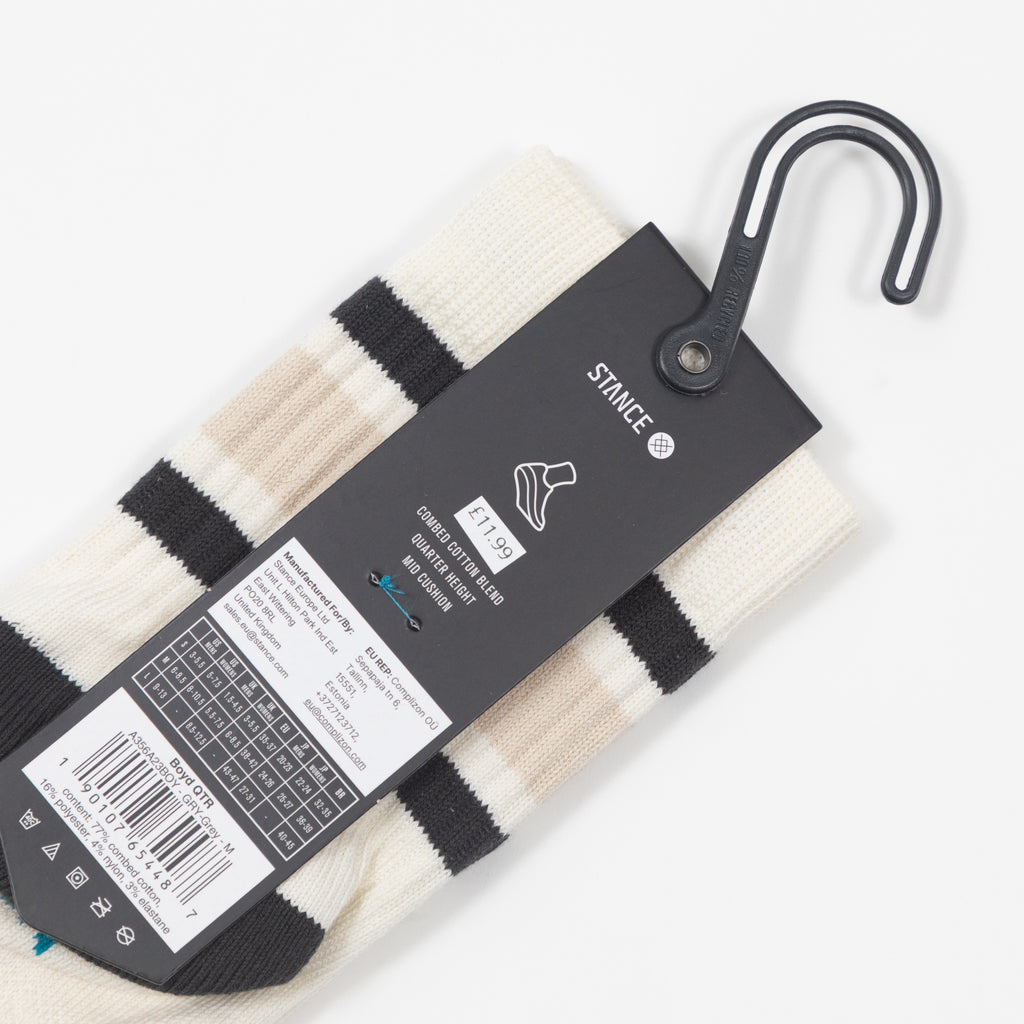 STANCE Boyd Quarter Length Socks in GREY