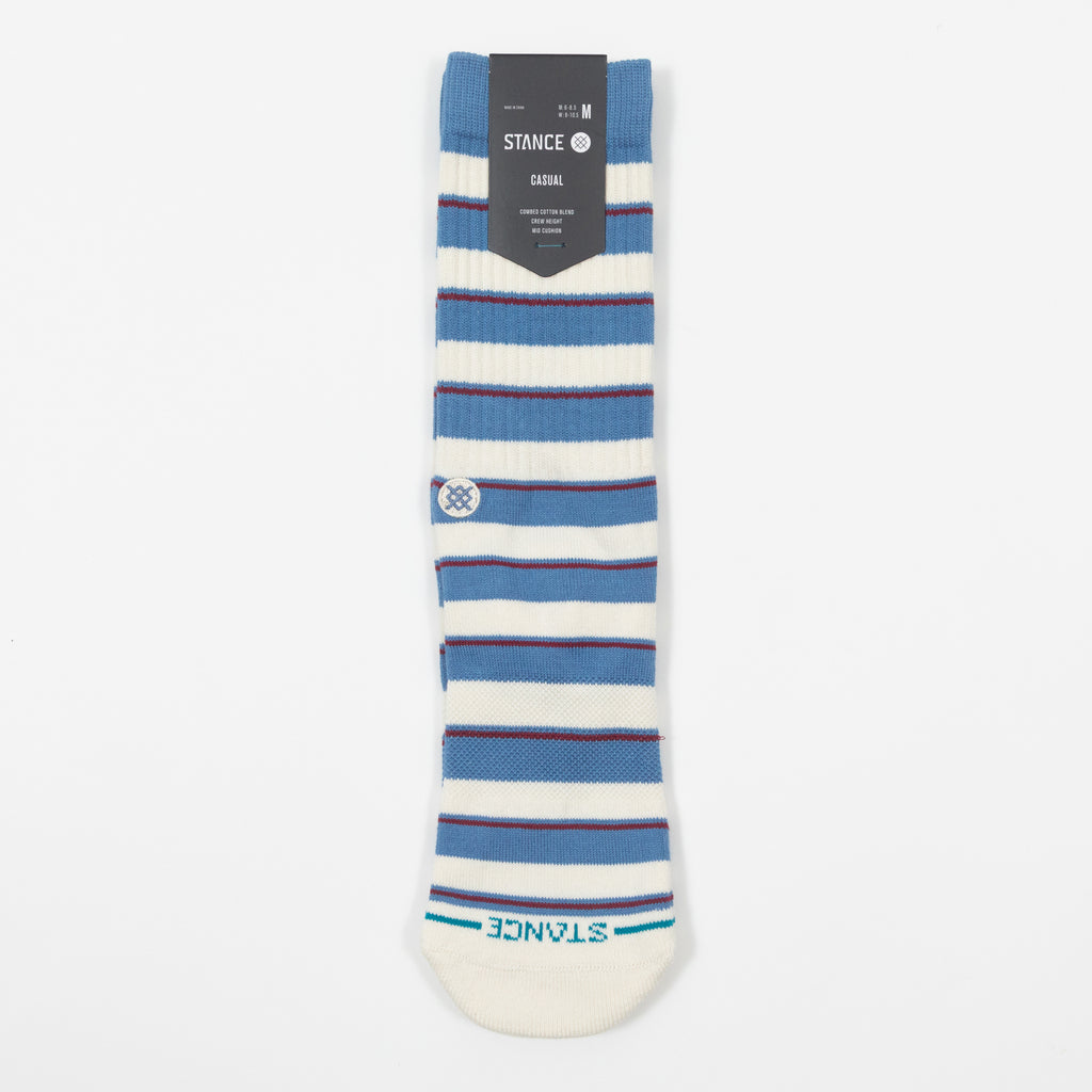 STANCE Striped It Crew Socks in BLUE