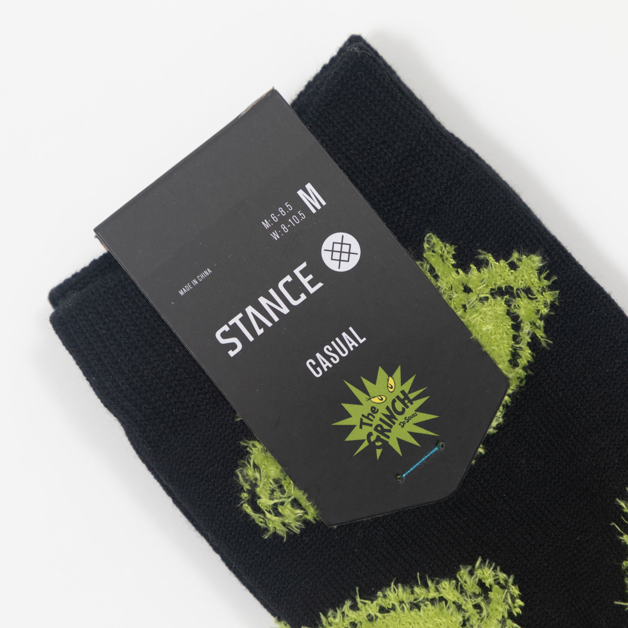 STANCE x THE GRINCH Mean One Christmas Socks in BLACK
