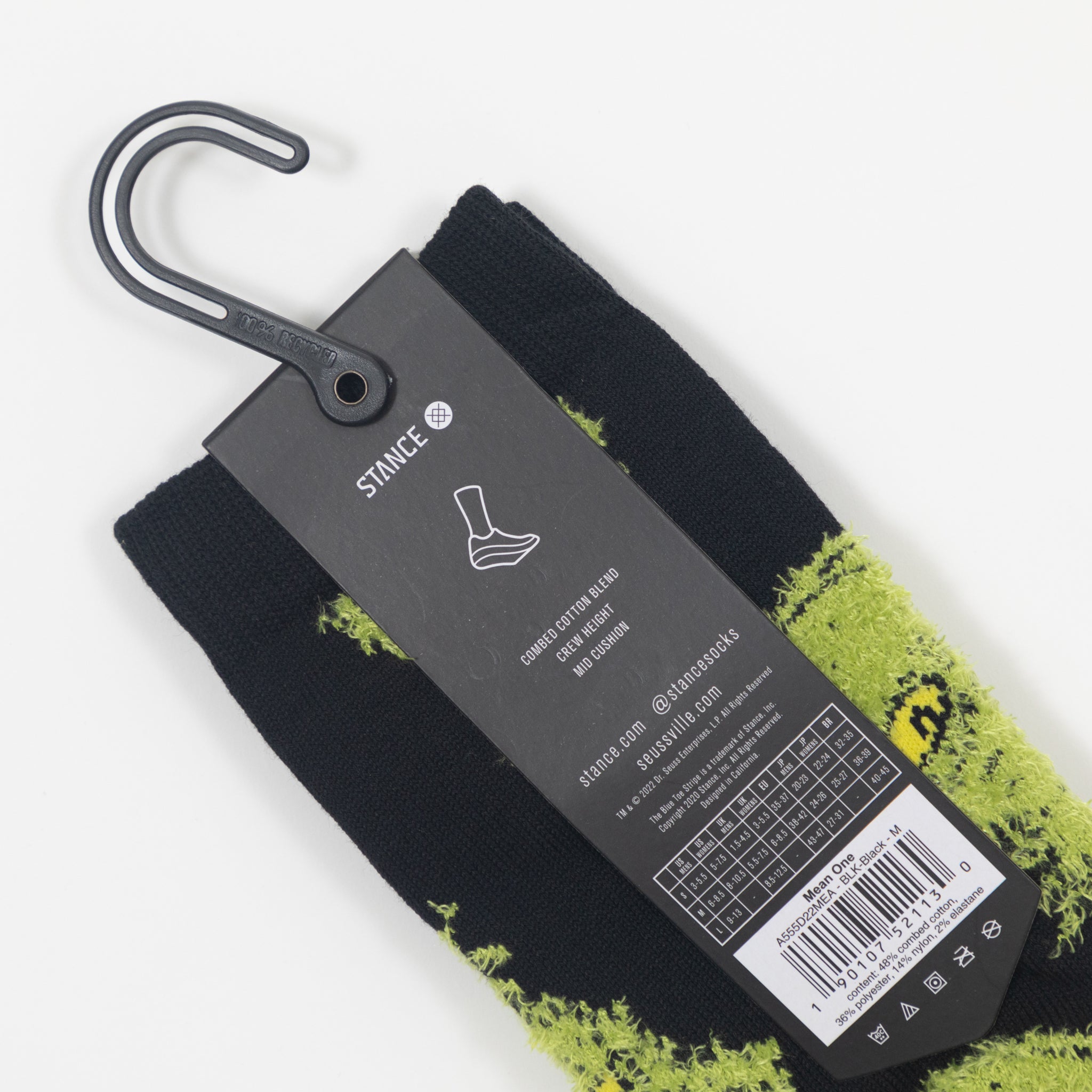 STANCE x THE GRINCH Mean One Christmas Socks in BLACK