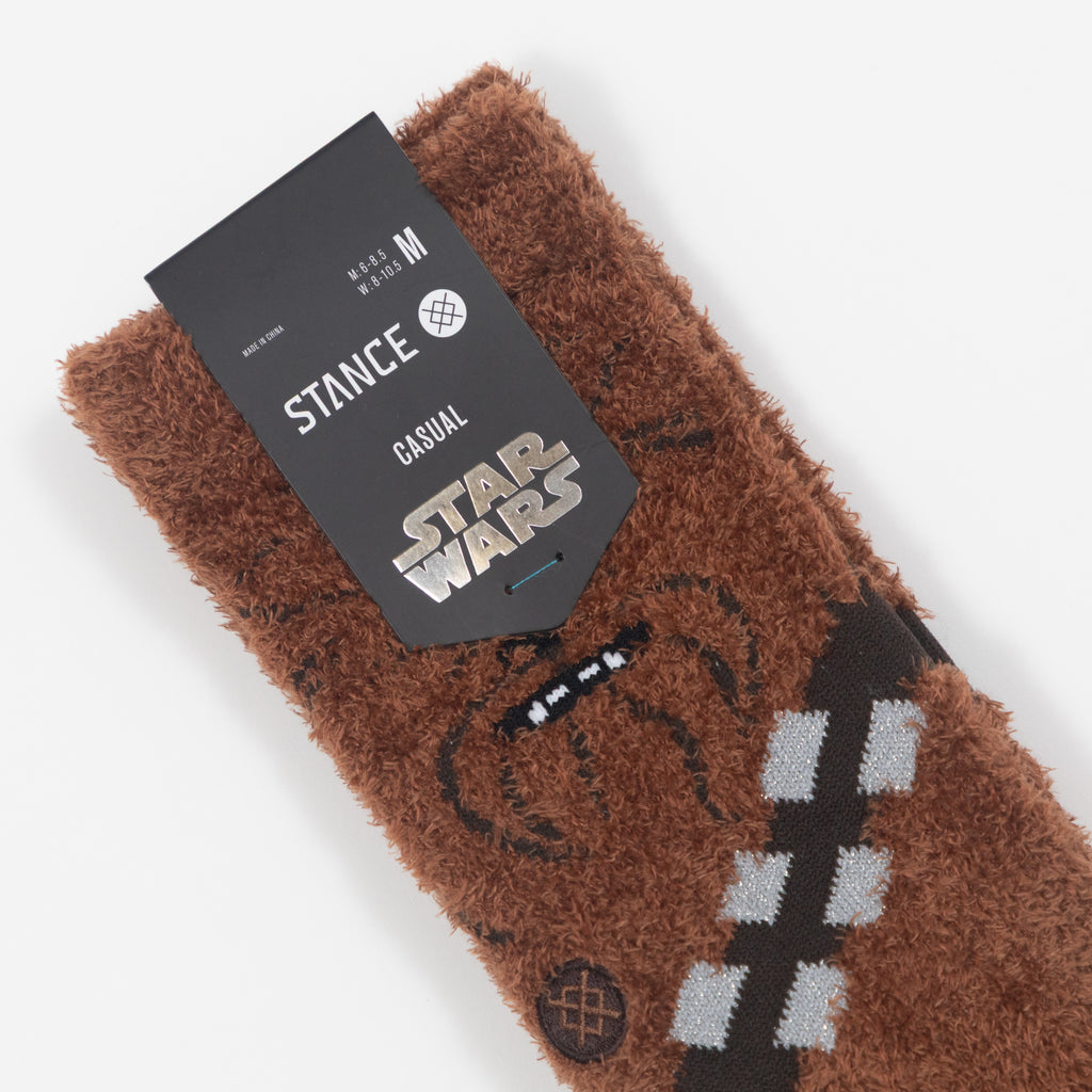 STANCE X STAR WARS Chewie Socks in BROWN