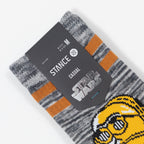 STANCE X STAR WARS C3PO Crew Socks in GOLD