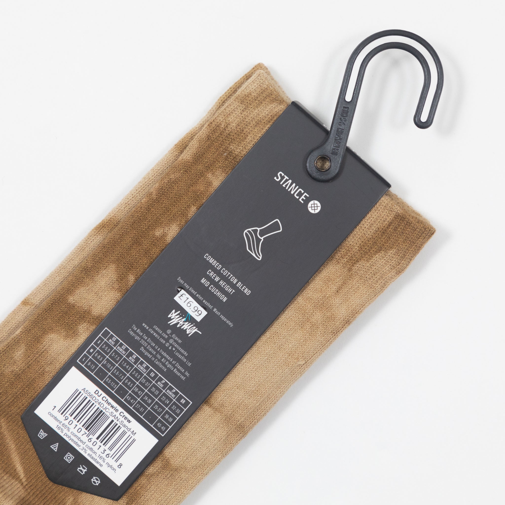 STANCE X STAR WARS DJ Chewie Socks in BEIGE