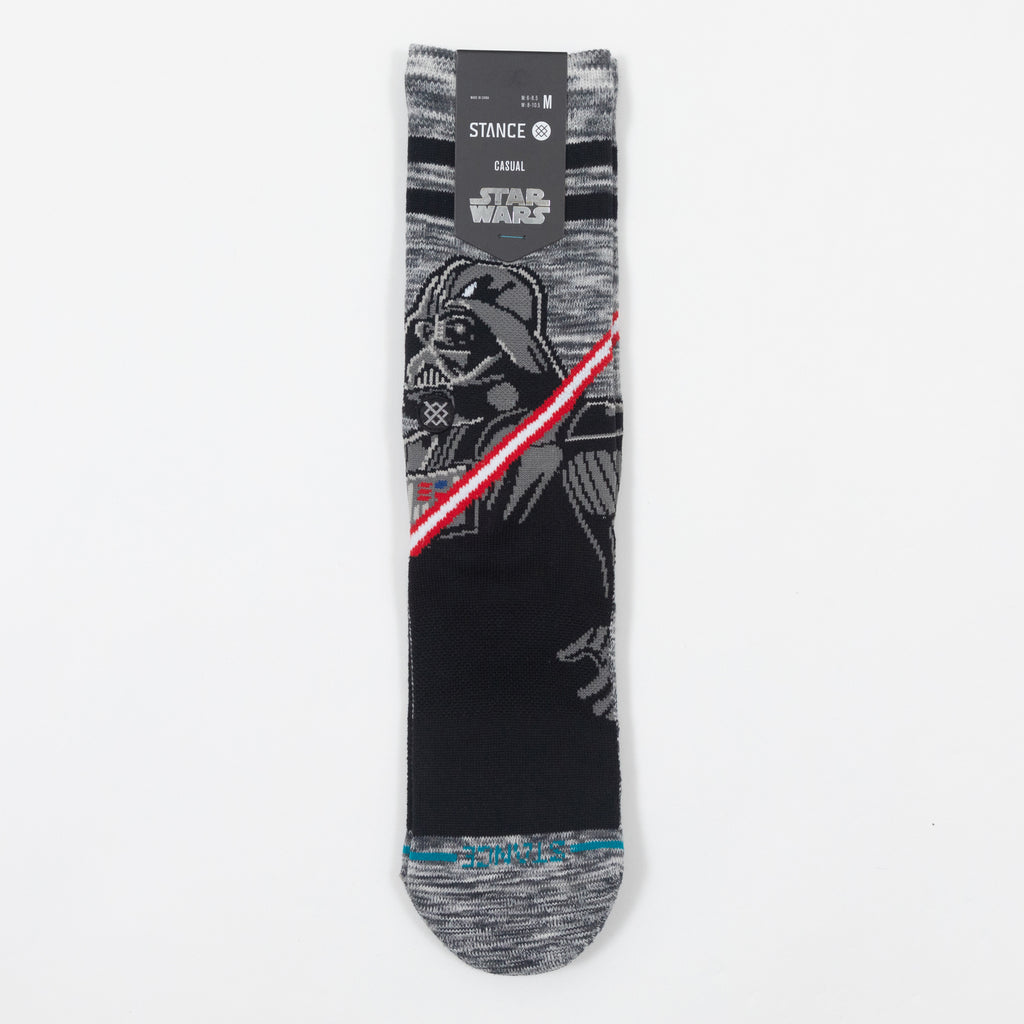 STANCE X STAR WARS Darth Crew Socks in BLACK