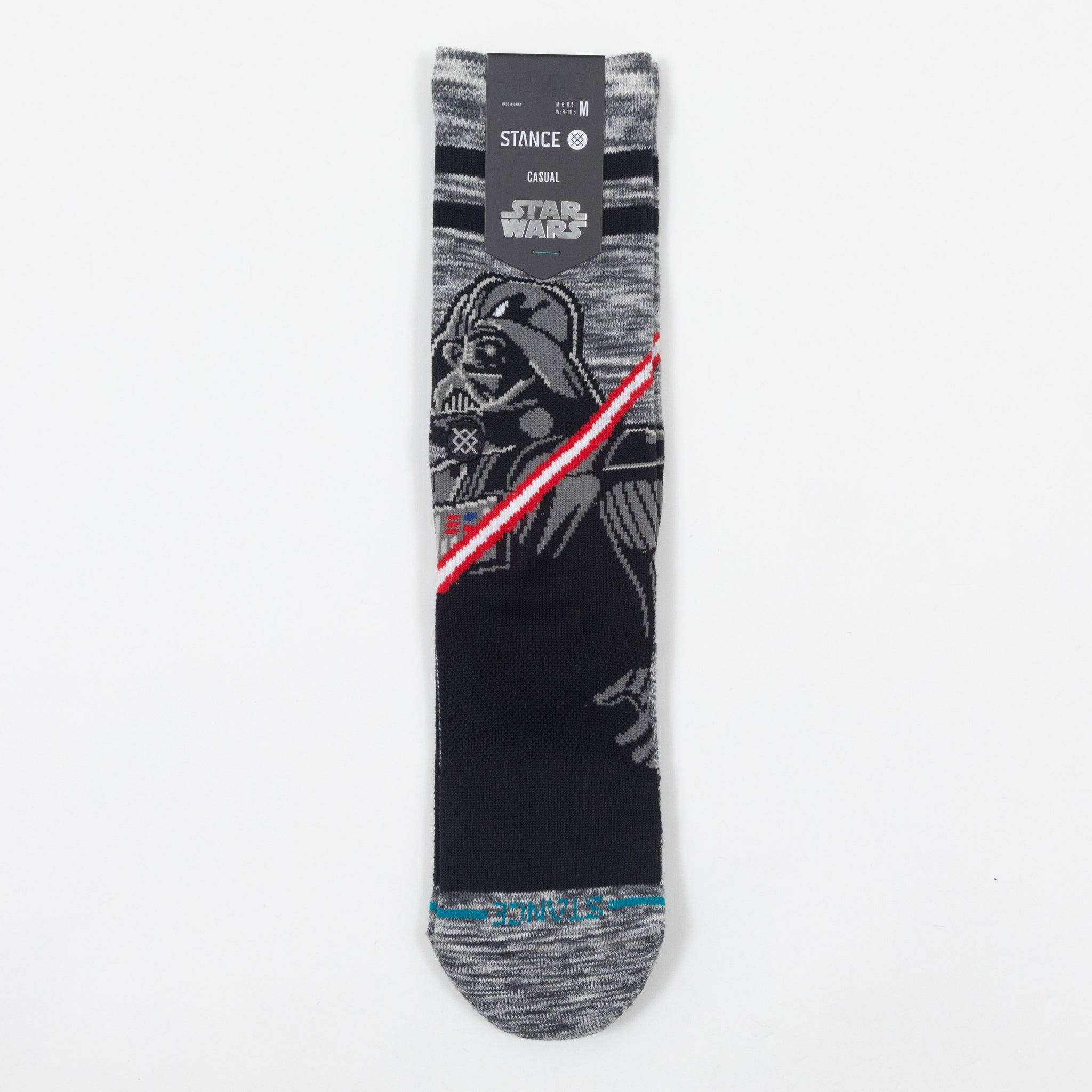 STANCE X STAR WARS Darth Crew Socks in BLACK