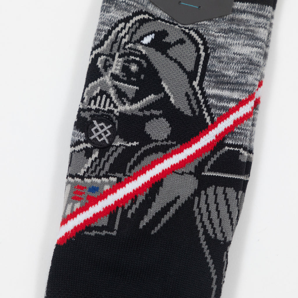 STANCE X STAR WARS Darth Crew Socks in BLACK