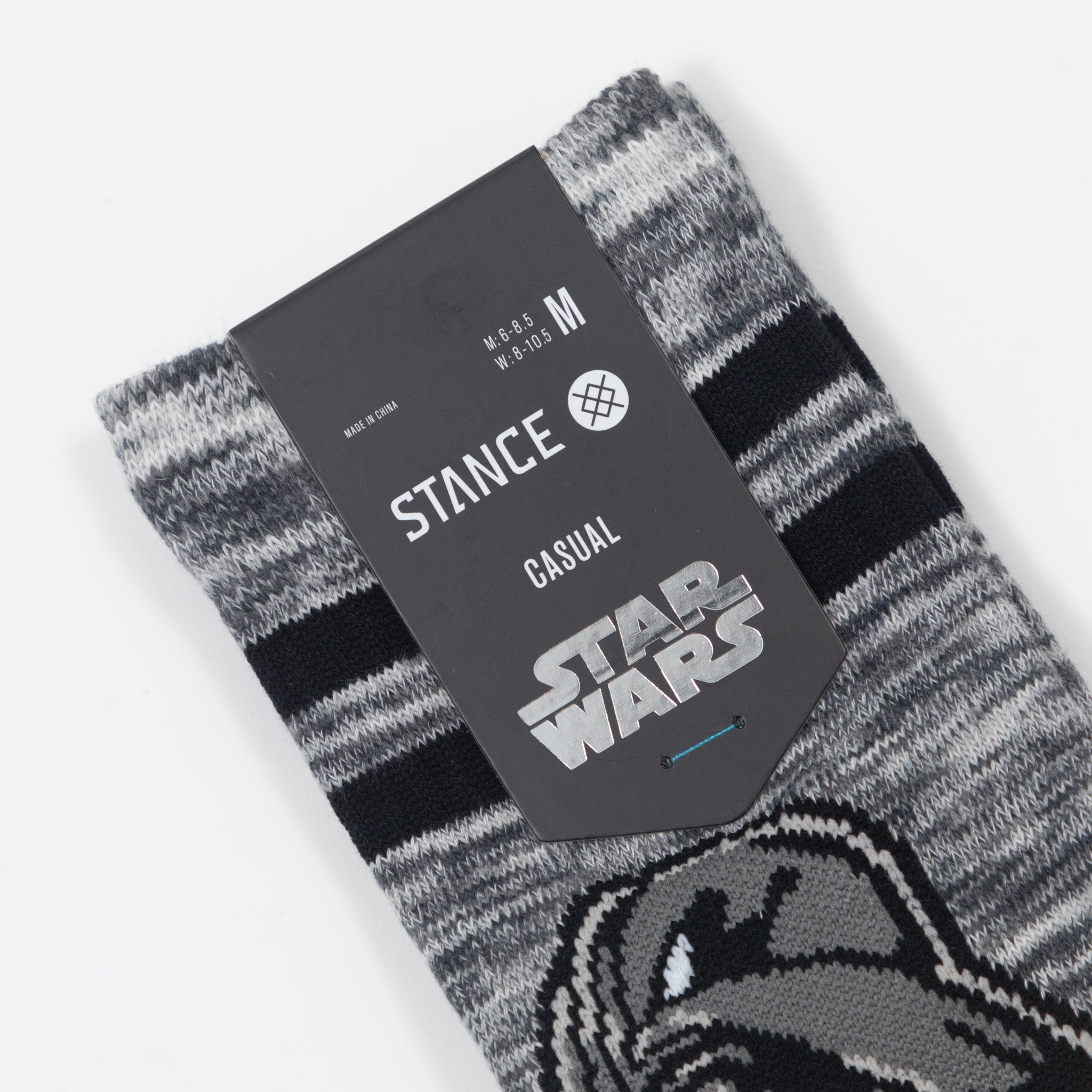 STANCE X STAR WARS Darth Crew Socks in BLACK