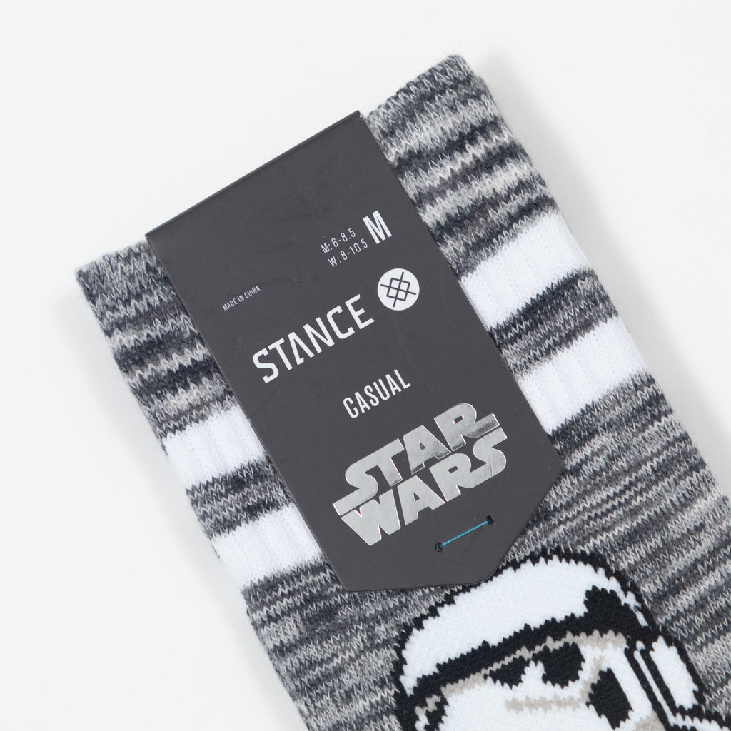 STANCE X STAR WARS Storm Trooper Crew Socks in WHITE