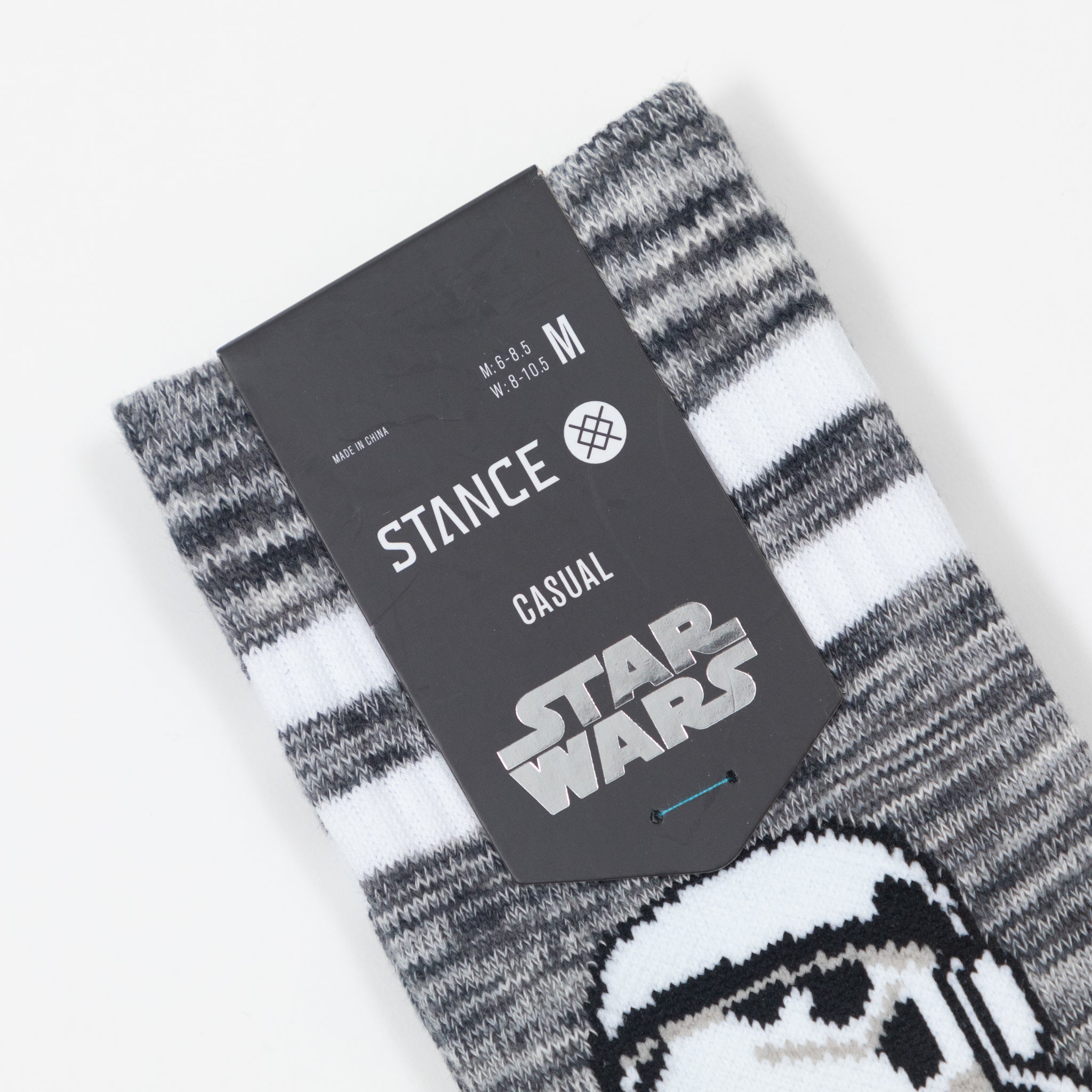 STANCE X STAR WARS Storm Trooper Crew Socks in WHITE