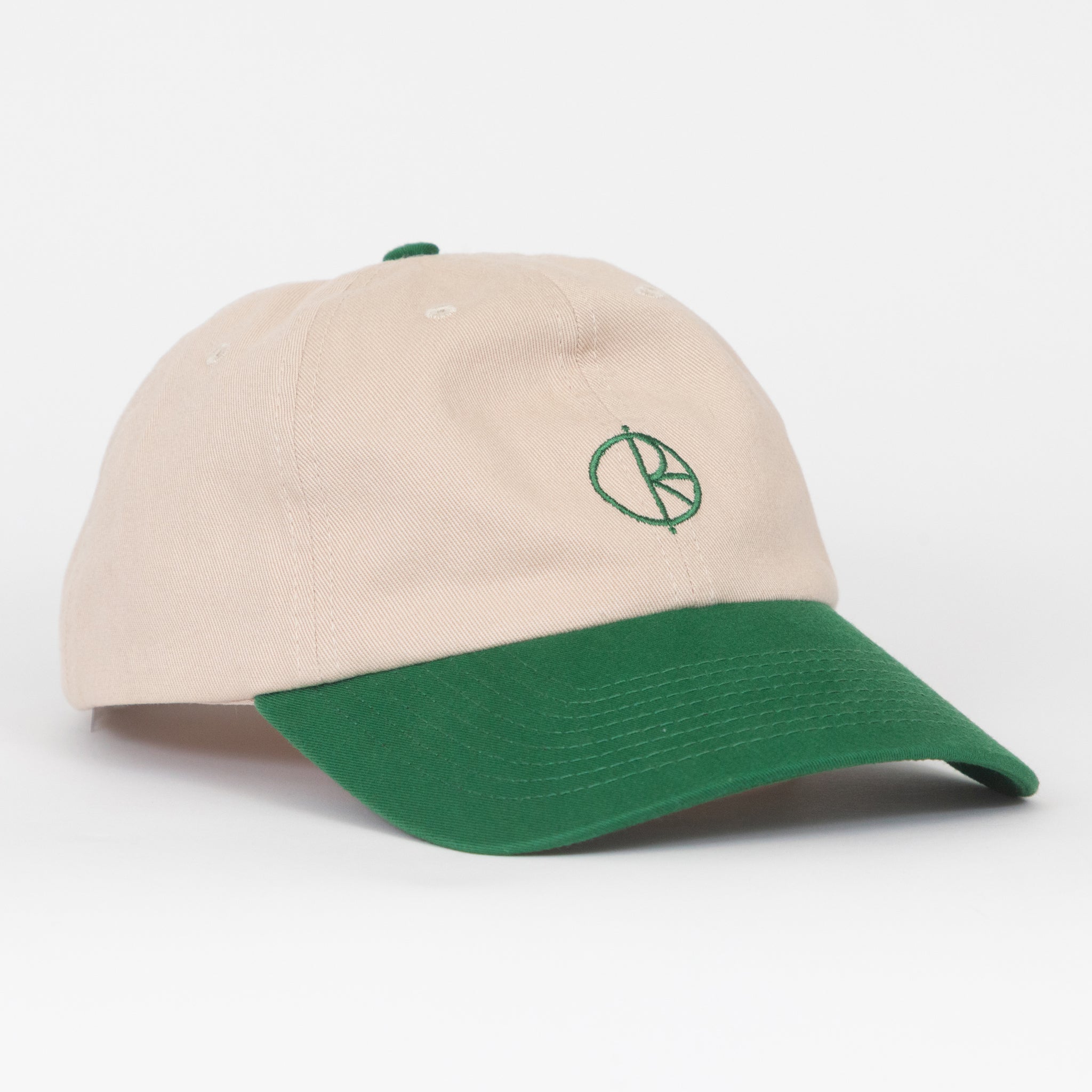 POLAR SKATE CO. Sai Cap in BEIGE & GREEN