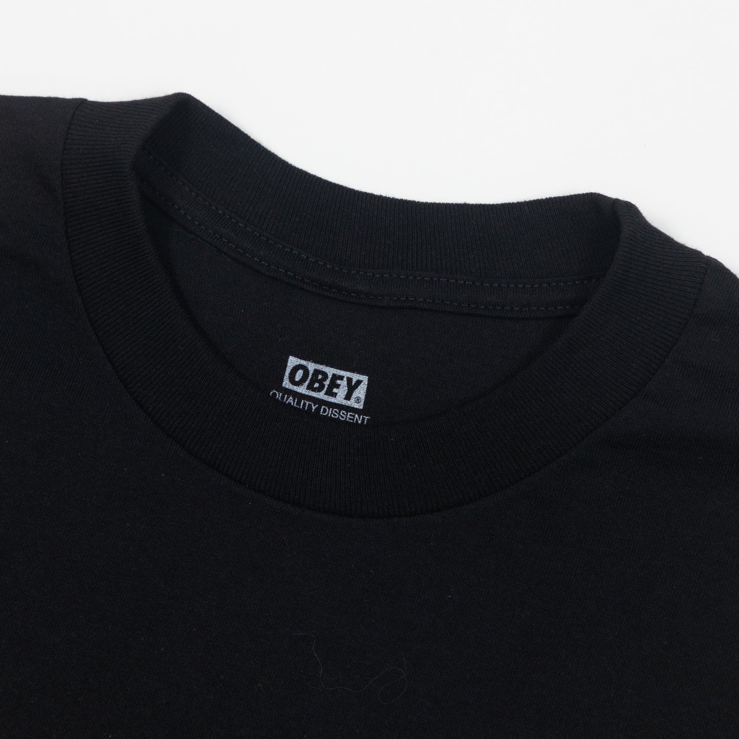 OBEY Scribble Graphic T-Shirt in BLACK