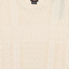 DICKIES Script Cable Knit Sweatshirt in CREAM