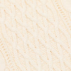 DICKIES Script Cable Knit Sweatshirt in CREAM