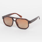 MELLER Seba Aviator Style Sunglasses in TIGRIS BROWN