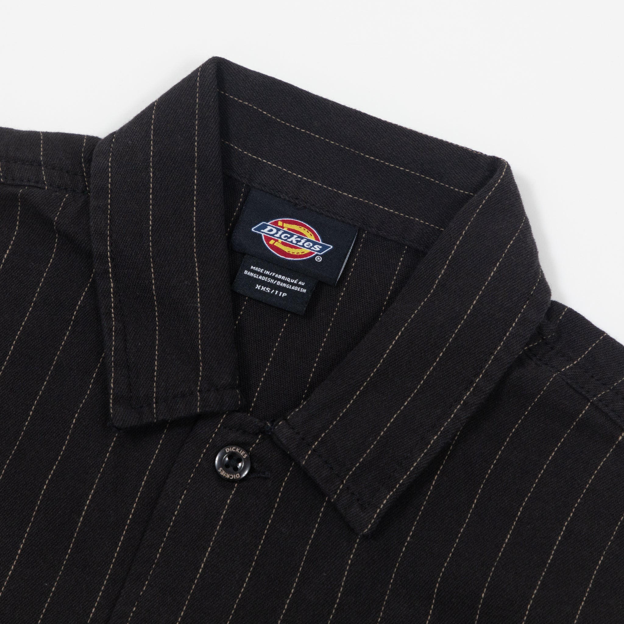 Womens DICKIES Service Short Sleeve Shirt in BLACK