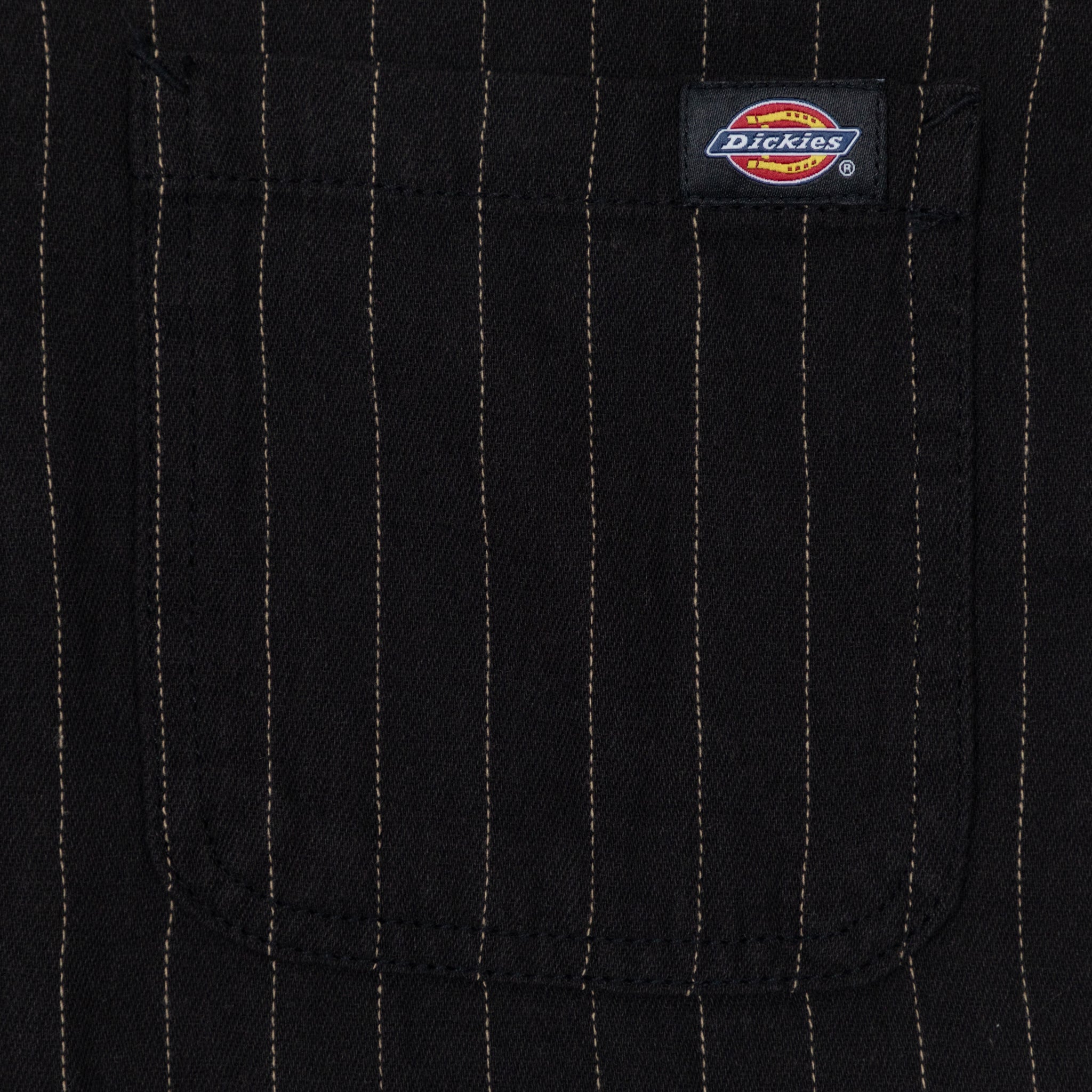 Womens DICKIES Service Short Sleeve Shirt in BLACK