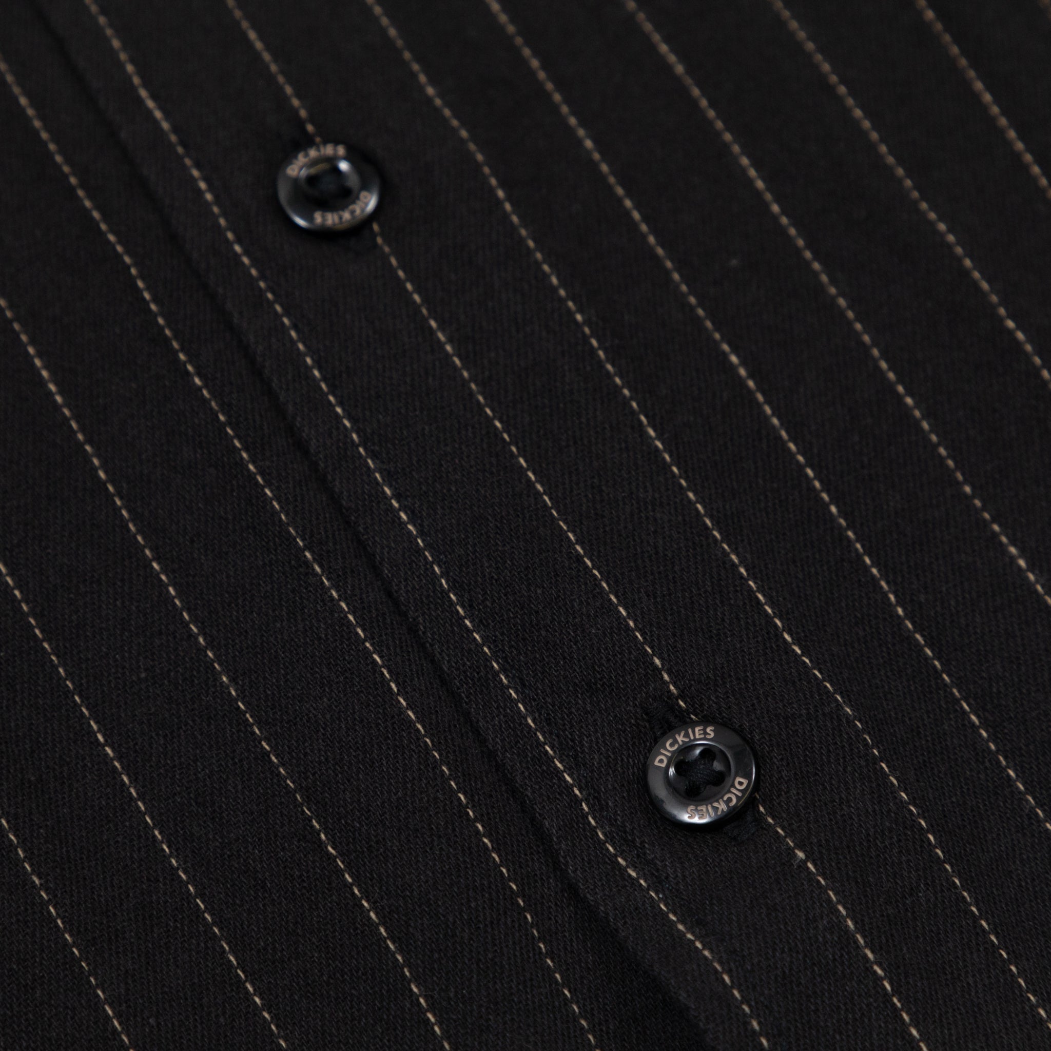 Womens DICKIES Service Short Sleeve Shirt in BLACK