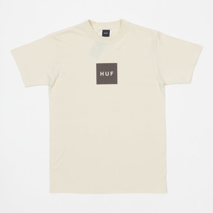 HUF Set Box Logo T-Shirt in CREAM