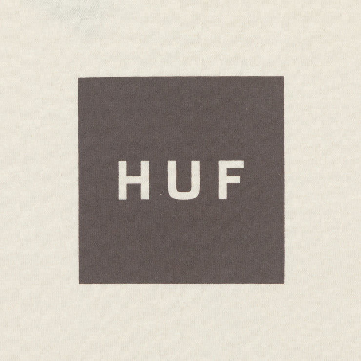 HUF Set Box Logo T-Shirt in CREAM