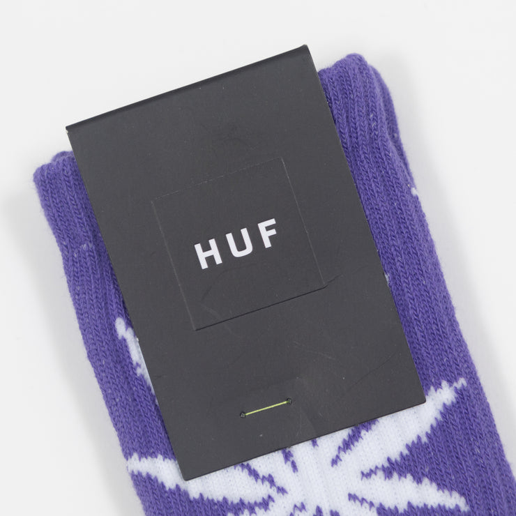 HUF Set Plantlife Socks in PURPLE