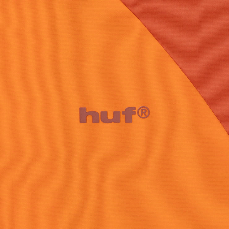 HUF Shell Tonal Colour Clock Shell Jacket in ORANGE