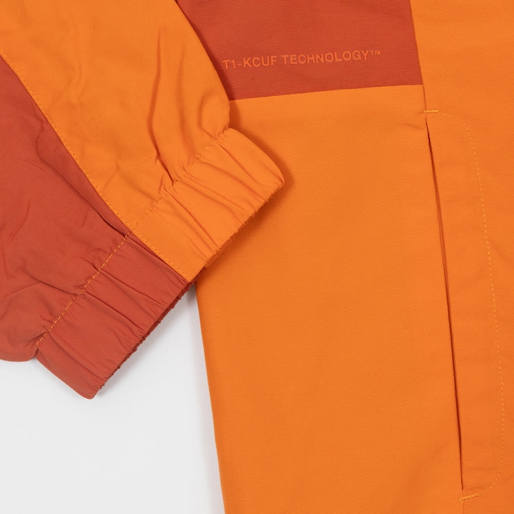 HUF Shell Tonal Colour Clock Shell Jacket in ORANGE
