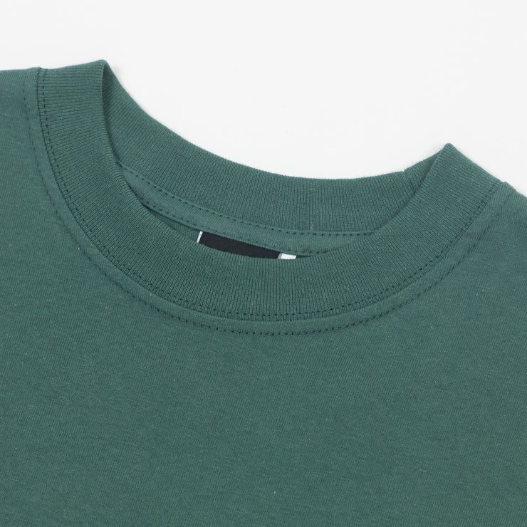 HUF Triple Triangle Logo Long Sleeve T-Shirt in GREEN