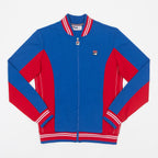 FILA Settanta Baseball Jacket in RED & BLUE