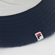 FILA Sherpa Lined Bucket Hat in RED , BLUE & WHITE