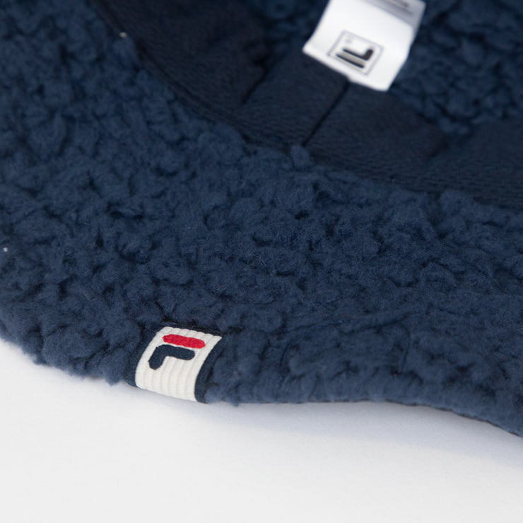 FILA Sherpa Lined Bucket Hat in RED , BLUE & WHITE