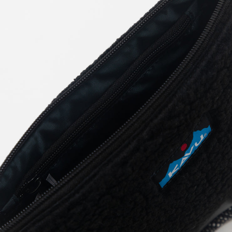 KAVU Sherpa Crossbody Bag in BLACK