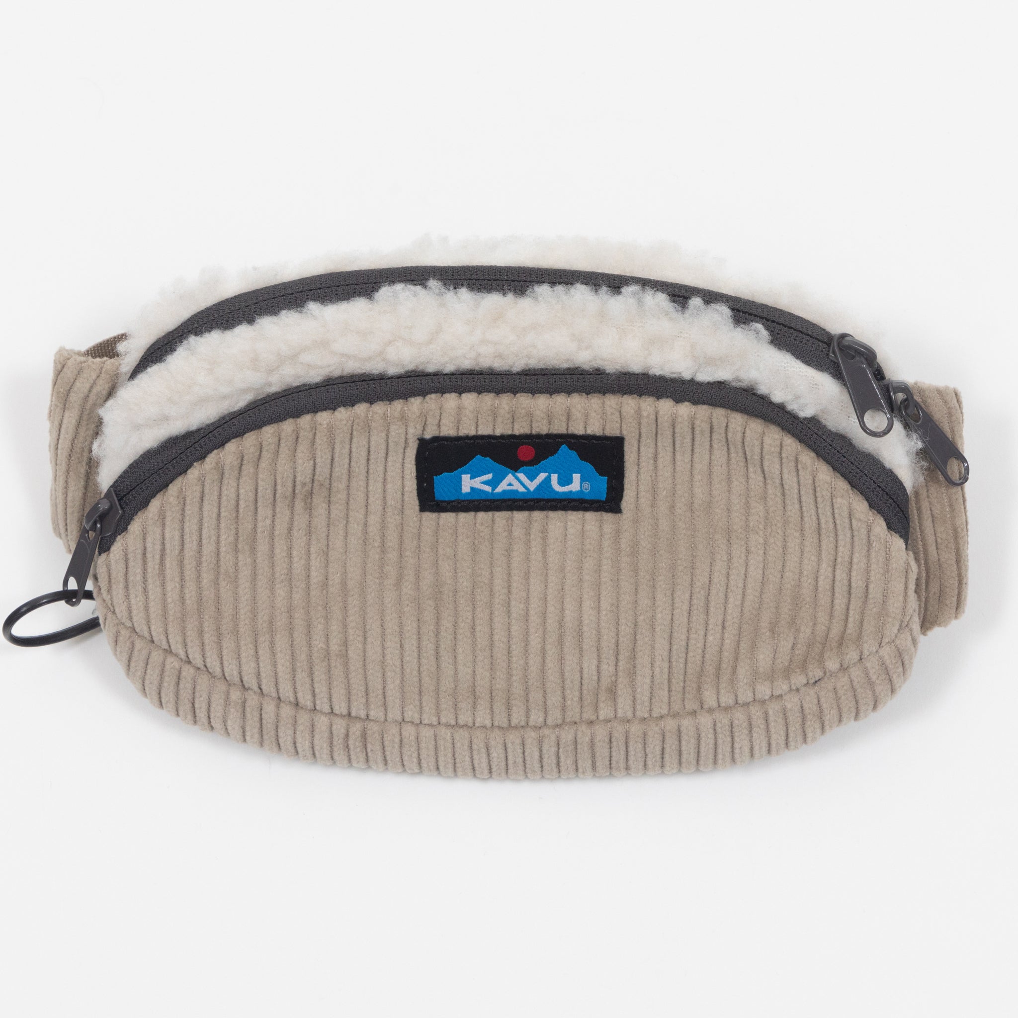 KAVU Sherpa Spectator Bum Bag in BEIGE