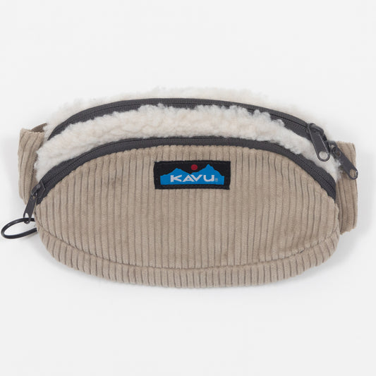 KAVU Sherpa Spectator Bum Bag in BEIGE