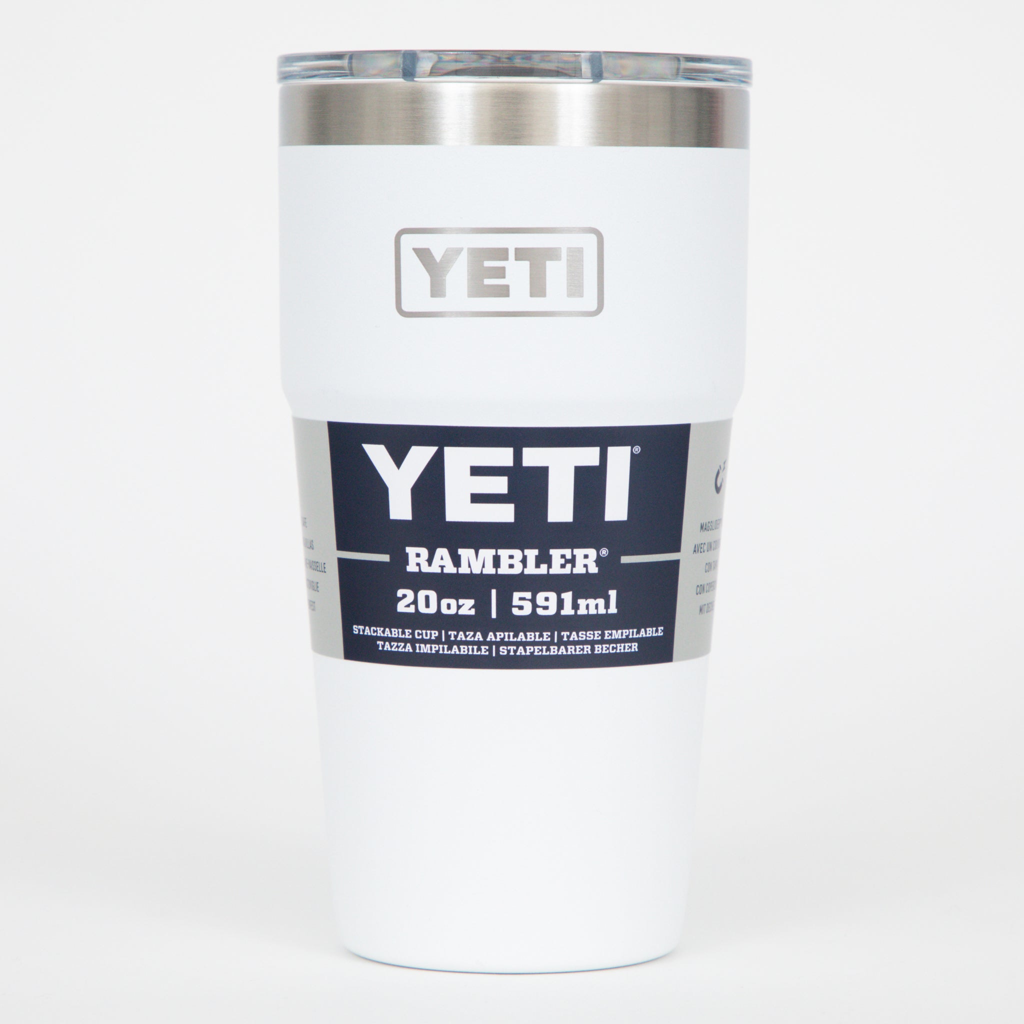 YETI Rambler 20 oz (591 ml) Stackable Cup in White
