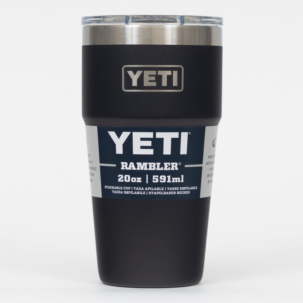 YETI Rambler 20 oz (591 ml) Stackable Cup in Black