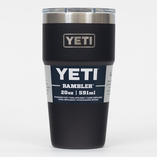 YETI Single 20 oz (591ml) Stackable Cup in BLACK