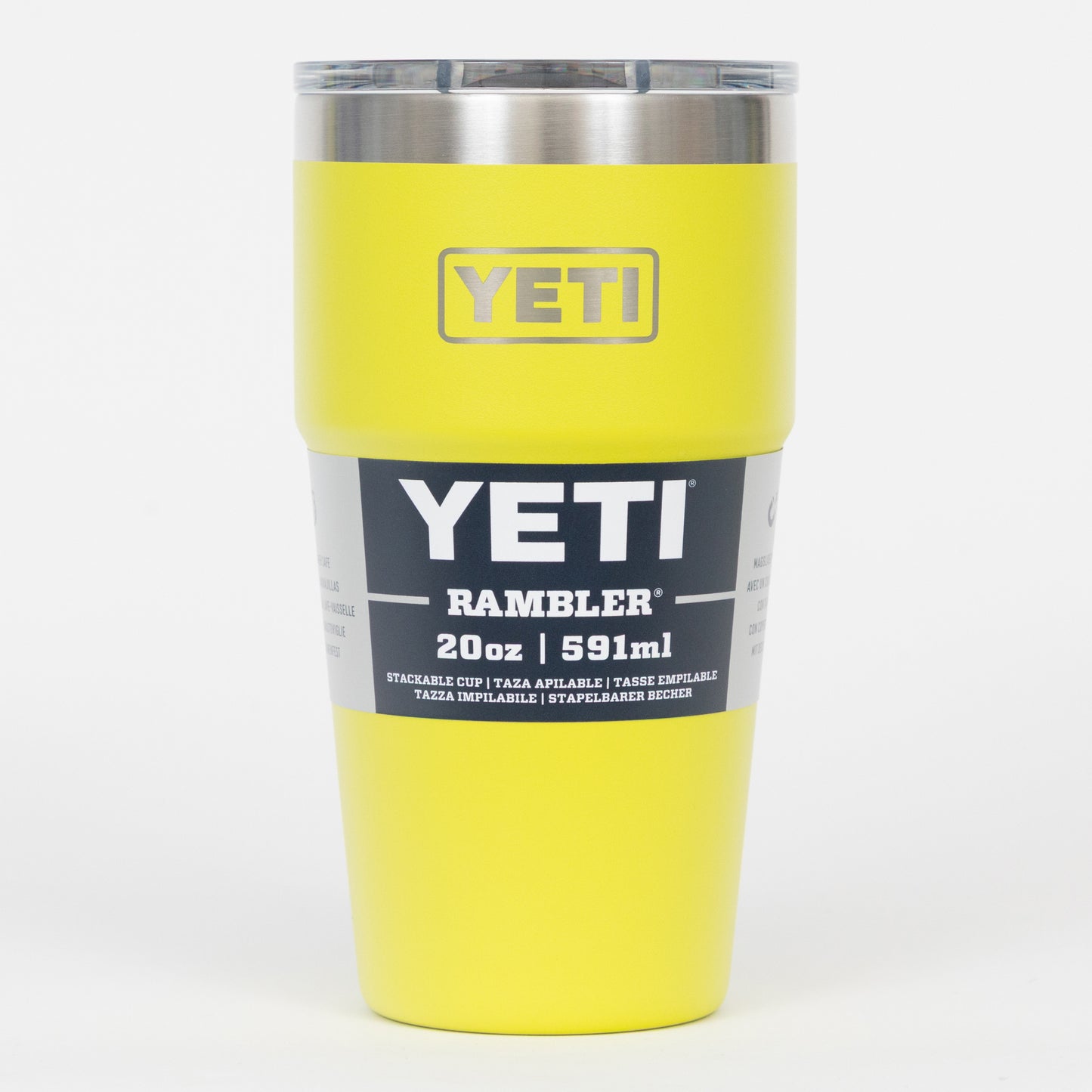 yeti 20 oz stackable cup hot cold drinkware firefly yellow