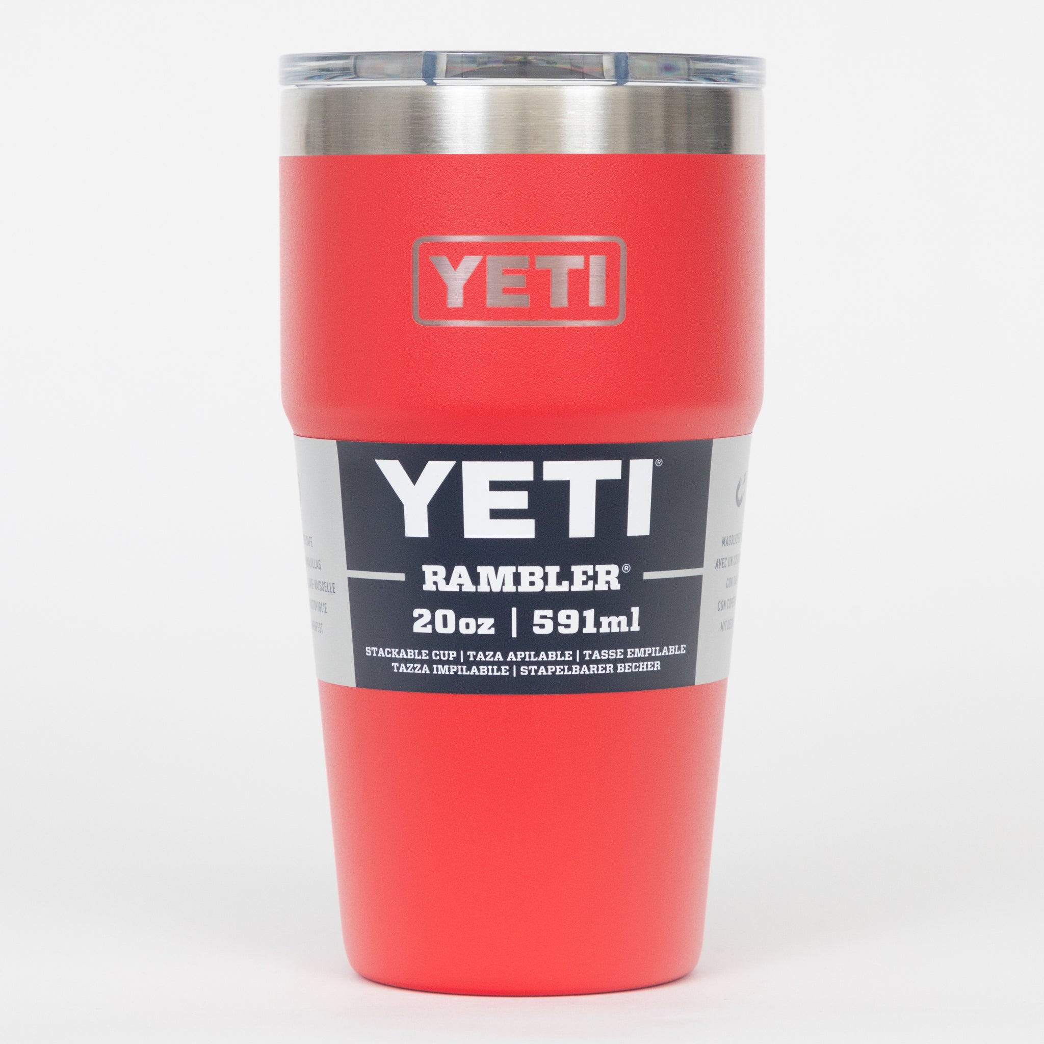 YETI Rambler 20 oz (591 ml) Stackable Cup in Rescue Red