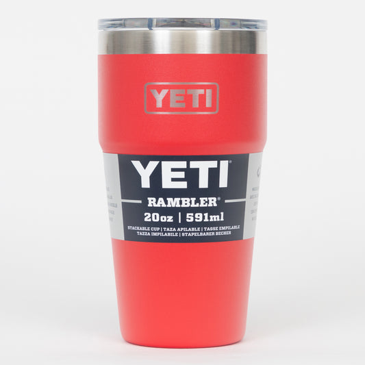 YETI Single 20 oz (591ml) Stackable Cup in RESCUE RED