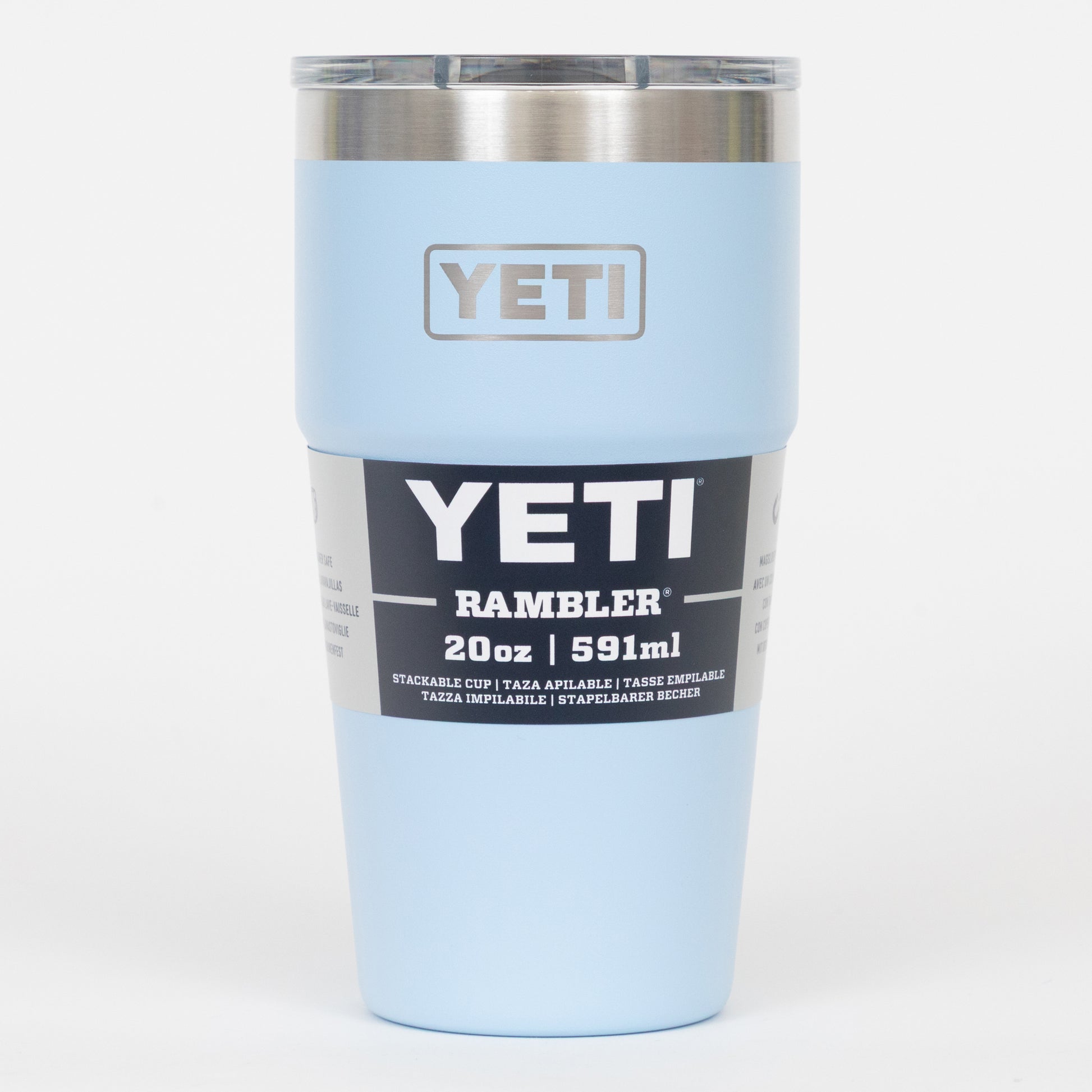 yeti sky blue 20 oz stackable cup hot cold drinkware