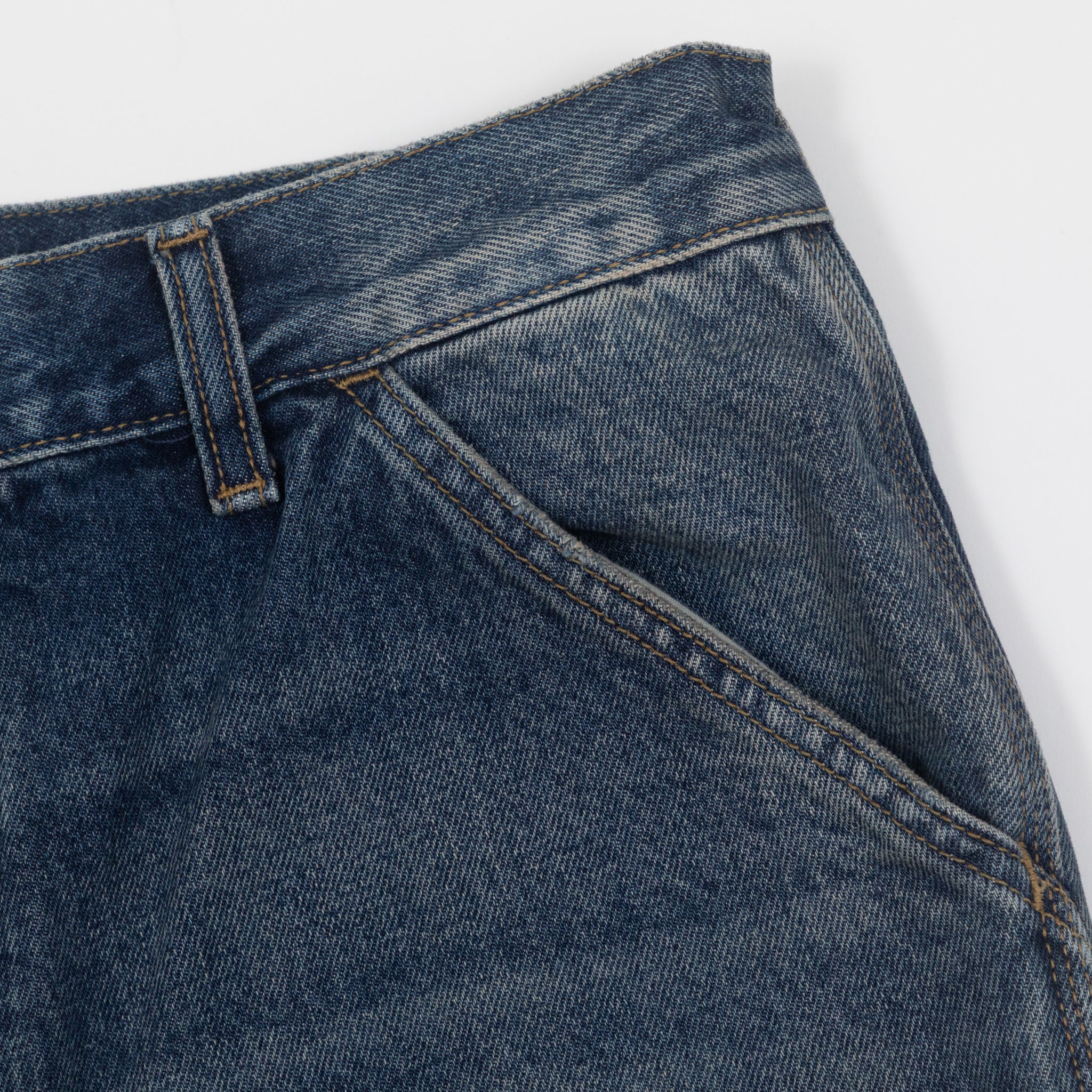 CARHARTT Single Knee Smith Jeans in WASHED BLUE