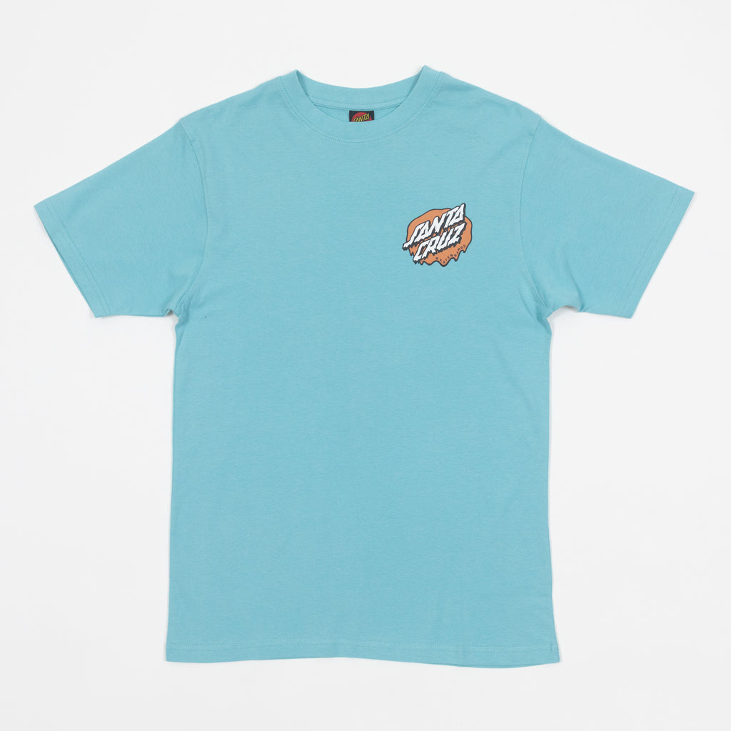 SANTA CRUZ Slime Scream T-Shirt in BLUE