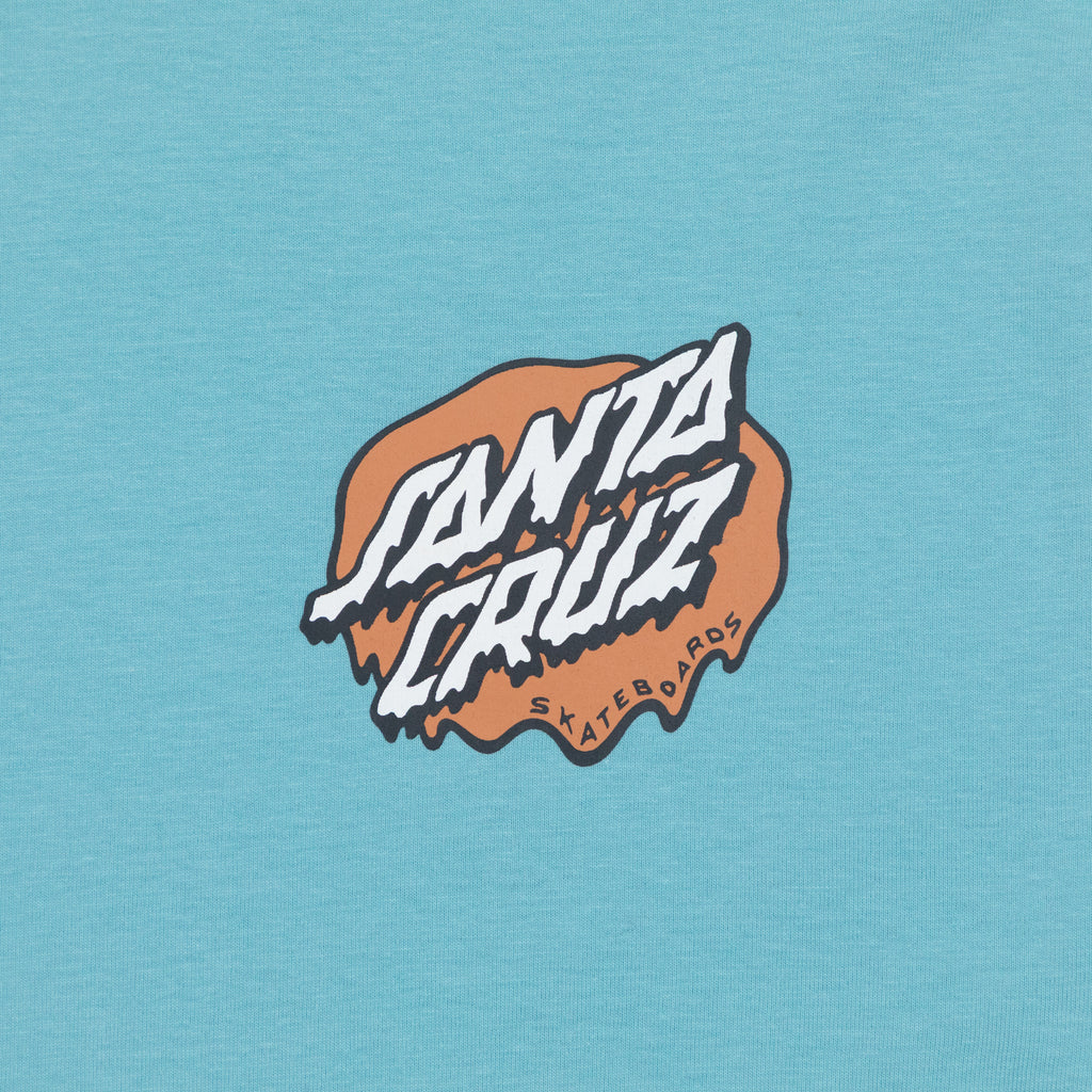 SANTA CRUZ Slime Scream T-Shirt in BLUE